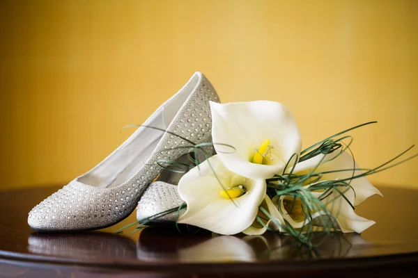 Svatební boty — Stock fotografie