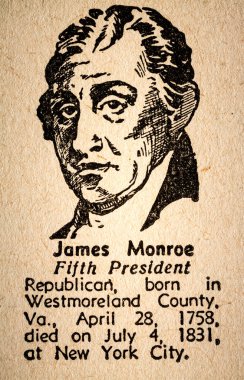 James Monroe the 5th President of the United State of America Dr