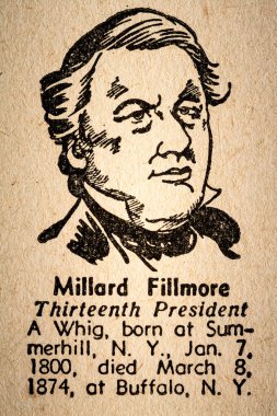 Millard Fillmore the Thirteenth President of the United State of