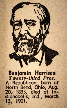 Benjamin Harrison the 23rd President of the United State of Amer