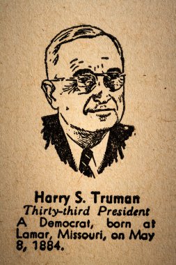 Harry S. Truman the 33rd President of the United State of Americ