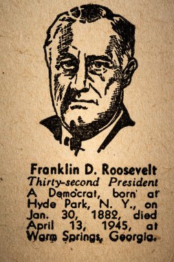Franklin D. Roosevelt the 32nd President of the United State of