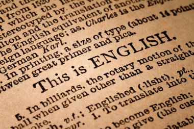 This is English.