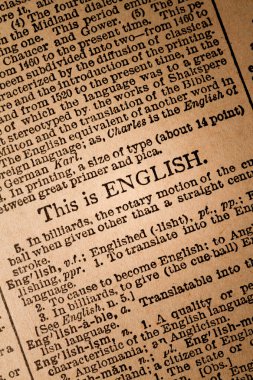 This is English.