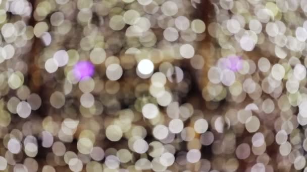 Effet de texture Bokeh scintillement — Video