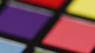 Fotoğraf renk kartı Test atış için iplik