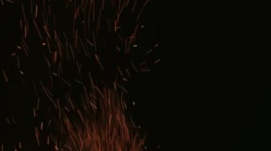 Arka plan etkisi soyut kampı ateş kıvılcımları