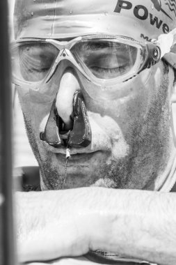 Son dakika konsantrasyon ve statik Perfo önce son nefesini