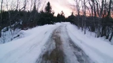 Kış aylarında bir küçük Off Road sürüş