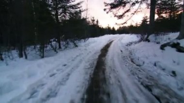 Kış aylarında bir küçük Off Road sürüş