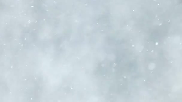 Tempestade de neve Textura fundo — Vídeo de Stock