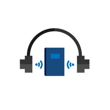 Kulaklık Ses Kaseti düz simgesi