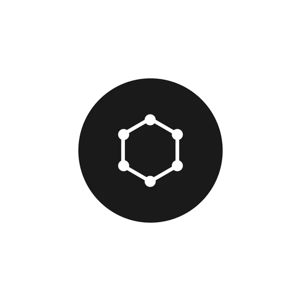 Biologiska eller kemiska hexagon — Stock vektor