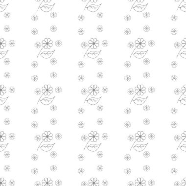 çiçek işlemeli seamless modeli