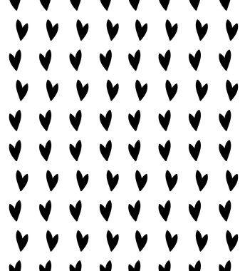 siyah kalp ile Seamless Modeli