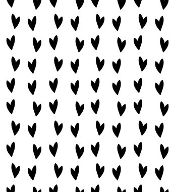 siyah kalp ile Seamless Modeli