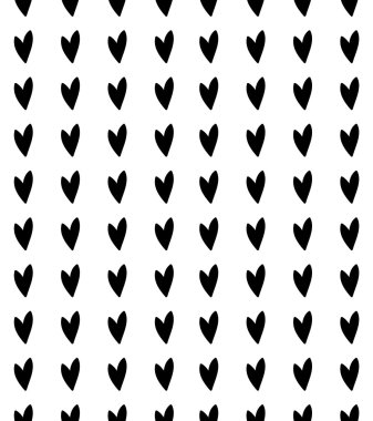 siyah kalp ile Seamless Modeli