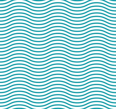 Taze sevimli deniz dalga seamless modeli