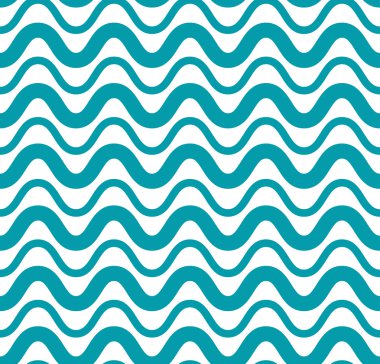 Taze sevimli deniz dalga seamless modeli