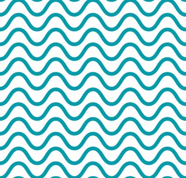 Taze sevimli deniz dalga seamless modeli