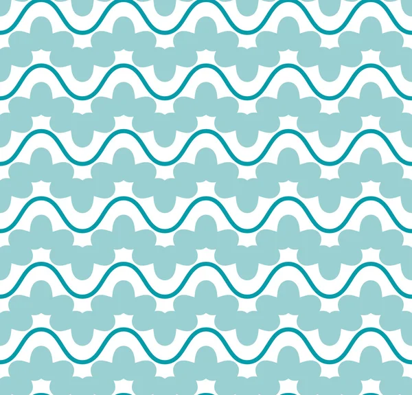 Taze sevimli deniz dalga seamless modeli