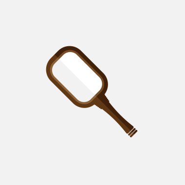 kadın ayna renkli düz simgesi