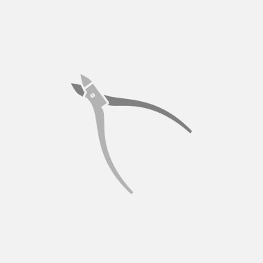 Manikür Nipper el renkli simgesi