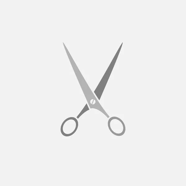 Otworzyć nożyczki fryzury kolorowe ikony — Wektor stockowy