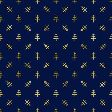 Noel sorunsuz ağaç desen Doodle 