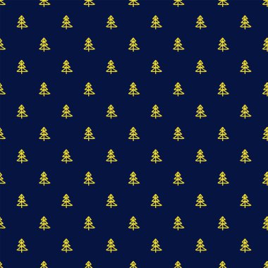 Noel sorunsuz ağaç desen Doodle 