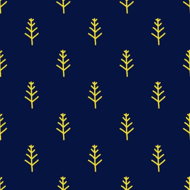 Noel sorunsuz ağaç desen Doodle 