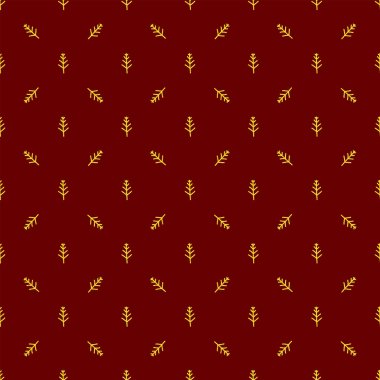 Noel sorunsuz ağaç desen Doodle 