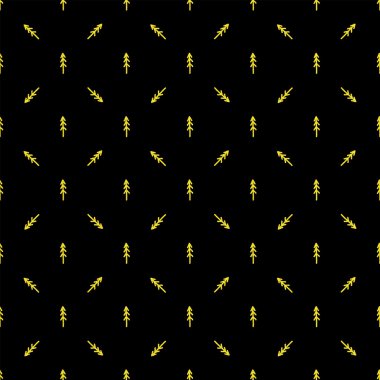 Noel sorunsuz ağaç desen Doodle 