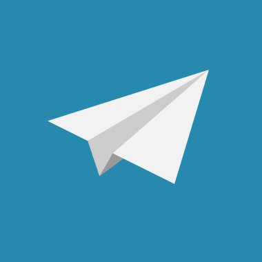 Kağıt Uçak web simge tasarlamak