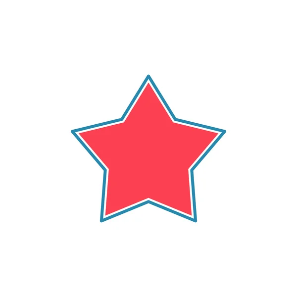 Star computer icon web — Stok Vektör