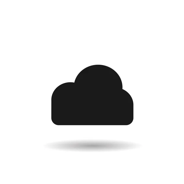 Informações em nuvem para aplicativo móvel — Vetor de Stock