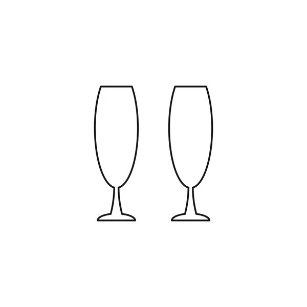 玻璃饮料黑色 web 图标 — 图库矢量图片
