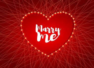 Güzel kalp çelenk bride için