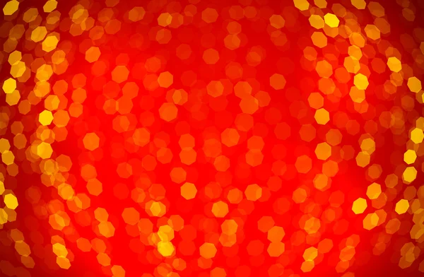 Vector bokeh luces borrosas en color rojo — Archivo Imágenes Vectoriales