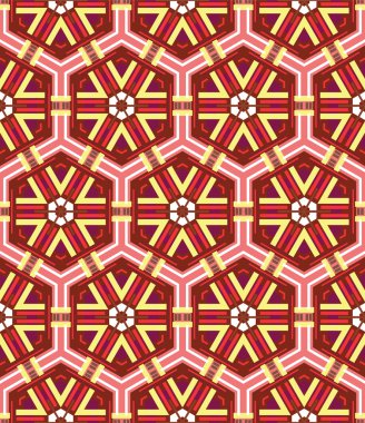 Sorunsuz mozaik düz kırmızı arka plan