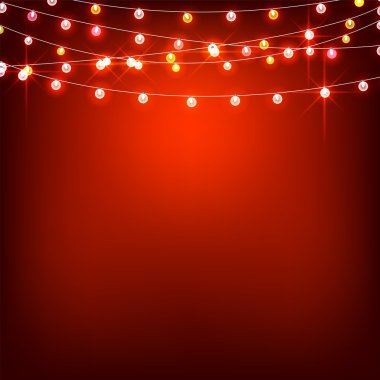 Cadılar Bayramı çelenk ışık