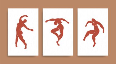 Çağdaş Henri Matisse soyut vektör sanat posteri