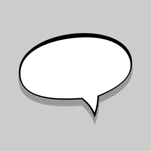 Comics speech bubble for text — Stock Vector