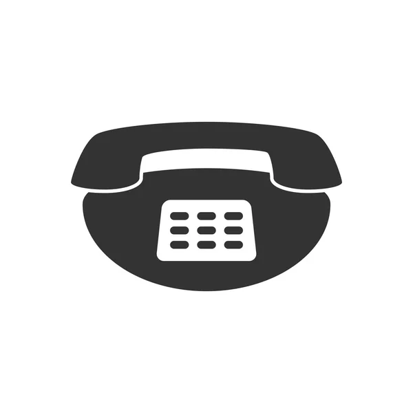 Ícone de vetor telefone antigo —  Vetores de Stock