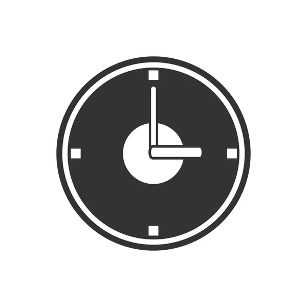 Relógio de ícone vetorial — Vetor de Stock