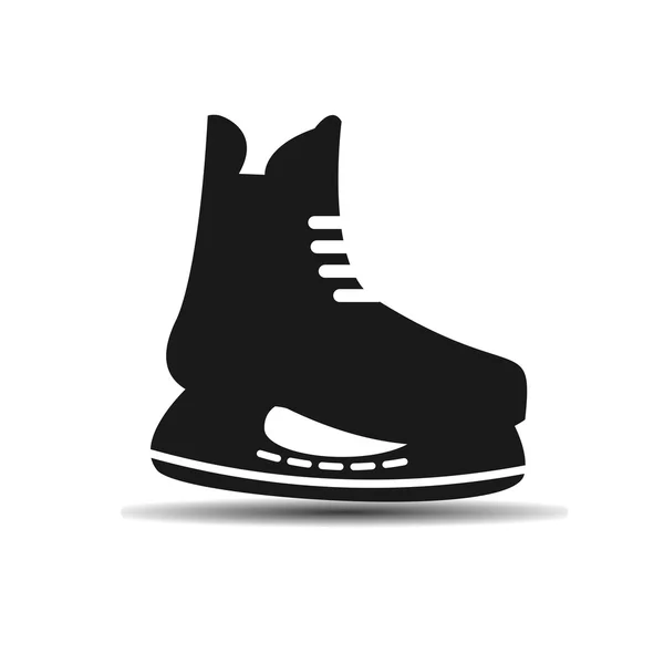 Vector icono conjunto de patines de hockey para hombre con sombra — Archivo Imágenes Vectoriales