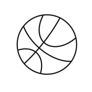 Vektör simge basketbol topu