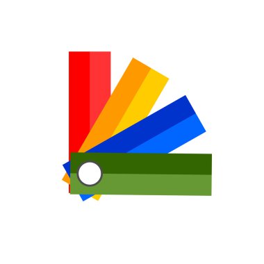 Panton düz vektör simgesi