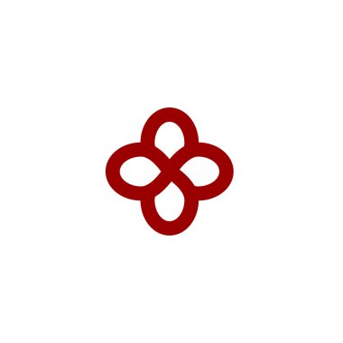 Renkli Budist desen çizgi Icon set