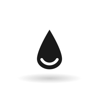 siyah damla kan satırı simgesi